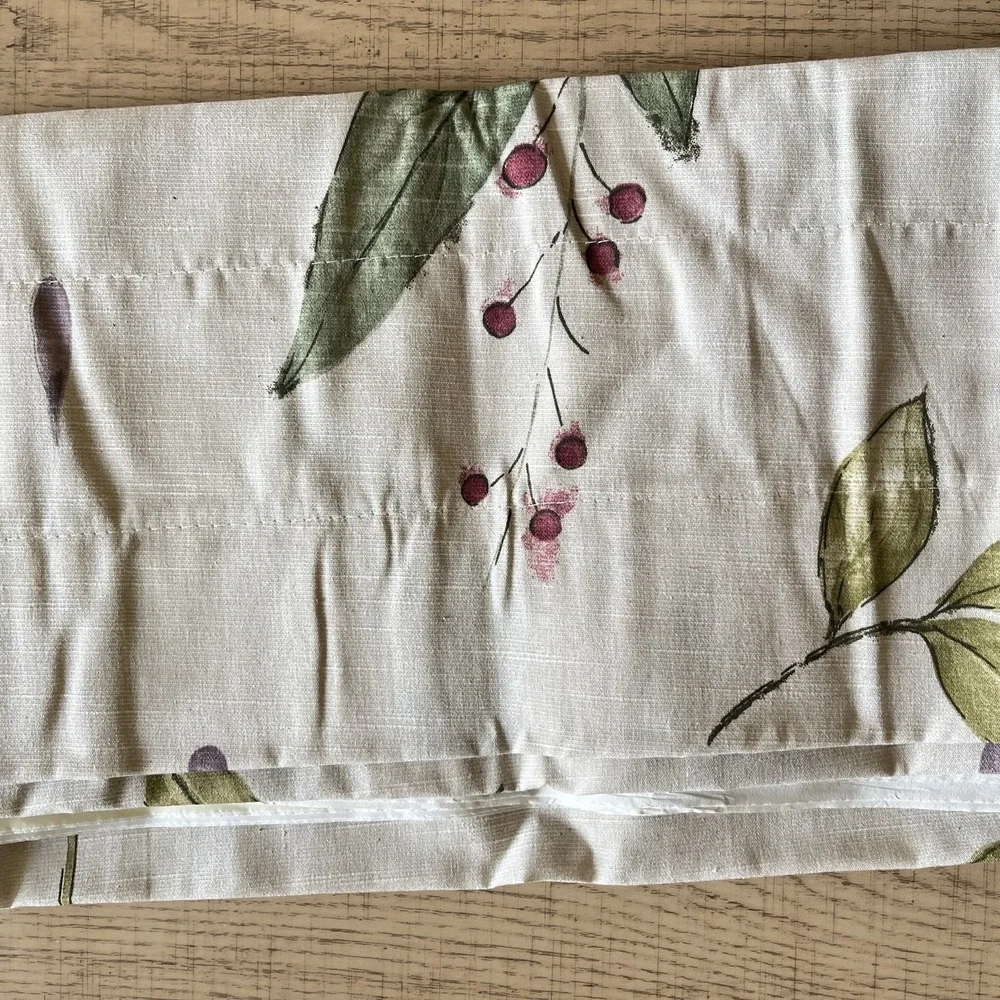 Lot of 4 Croscill Autumn Leaves 5741 Blouson Valance Vintage NOS 94 X 15